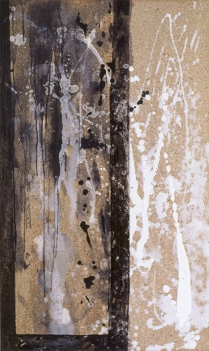 SW 70 x 118 (2), Acryl und Eitempera auf Leinwand, 118 x 70 cm