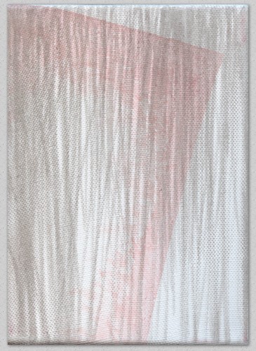 ZT 133, Tusche auf Leinwand, 18 x 13 cm